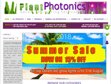 Tablet Screenshot of plantphotonics.com
